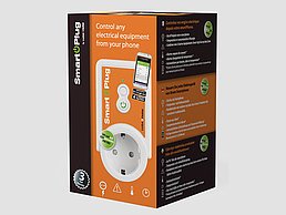 Verpackung der SmartPlug von Luda.Farm.